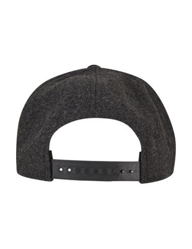 FLE-6689M-Melton Wool Snapback Cap